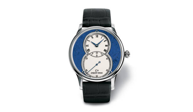 <b>JAQUET DROZ｜ジャケ ドロー</b>　グラン・セコンド ラピスラズリ　　自動巻き　18KWGケース　クロコダイルベルト