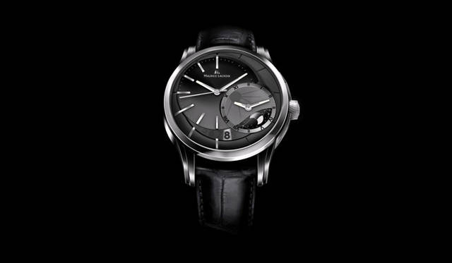 　ポントス・オフセンター・GMT　　自動巻き　チタンケース　クロコダイルベルト