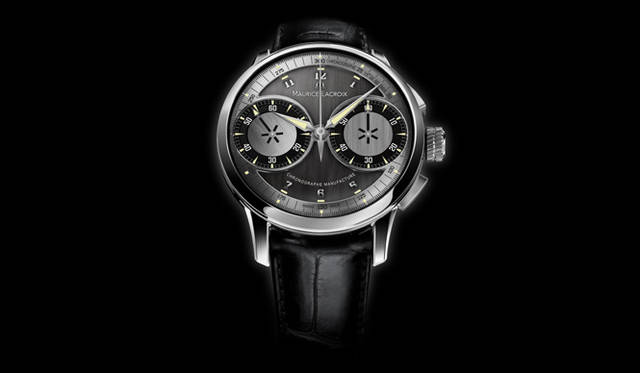 　マスターピース・レ・クロノグラフ　　手巻き　SSケース　クロコダイルベルト