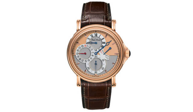 <strong>PaulPicot｜ポール ピコ｜フォトギャラリー</strong>　アトリエ 42 レギュレーター　　自動巻き　18KPGケース　クロコダイルベルト　