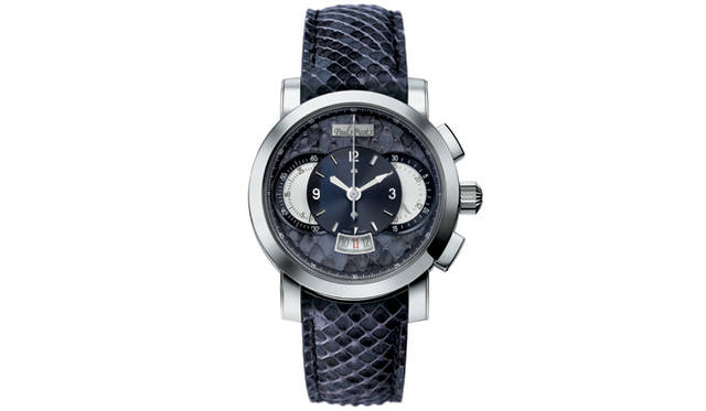 <strong>PaulPicot｜ポール ピコ｜フォトギャラリー</strong>　テクノグラフ パイソン　　自動巻き　SSケース　パイソン革ベルト