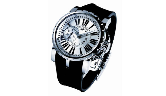   エクスカリバーEX45　　自動巻き　SSケース　ラバーベルト