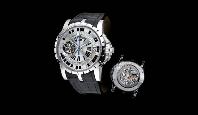   エクスカリバー JFK　　手巻き　18KWGケース　クロコダイルベルト