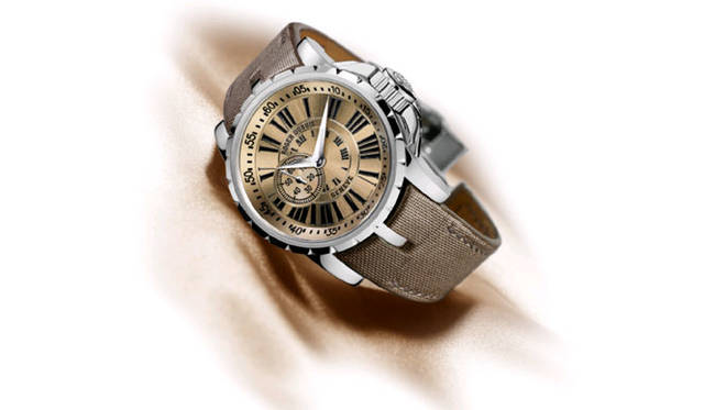   エクスカリバーEX39　　自動巻き　SSケース　サテン仕上げのカーフベルト