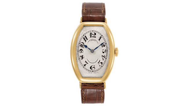 <strong>1PATEK　PHILIPPE｜パテック フィリップ</strong>　925年に創作され、1927年にリオ・デ・ジャネイロの高級時計宝飾店「ゴンドーロ＆ラブリオレ社」に納入されたパテックのトノー型ウォッチ。2007年に発表された新作クロノメトロ・ゴンドーロは、このオリジナルモデルからインスピレーションを得ている。