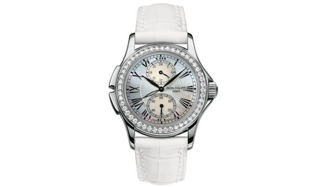 <strong>PATEK　PHILIPPE｜パテック フィリップ</strong>　カラトラバ トラベルタイム4934　　手巻き　18KWGケース　アリゲーターベルト