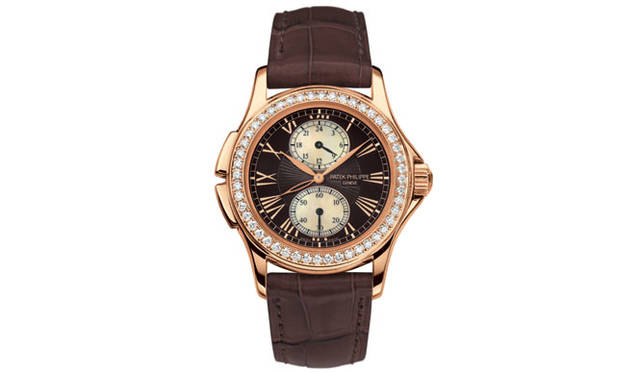 <strong>PATEK　PHILIPPE｜パテック フィリップ</strong>　カラトラバ トラベルタイム4934　　手巻き　18KRGケース　アリゲーターベルト