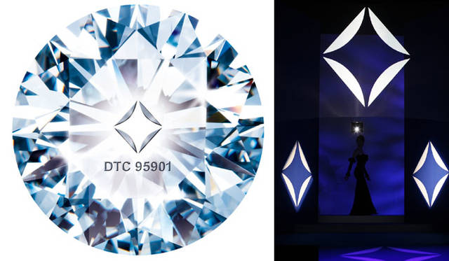 ダイヤモンド原石を模した「フォーエバーマーク」には、ダイヤモンドが持つ永遠性、変わることのない神秘のパワー……「ダイヤモンドは永遠の輝き」というメッセージが込められている