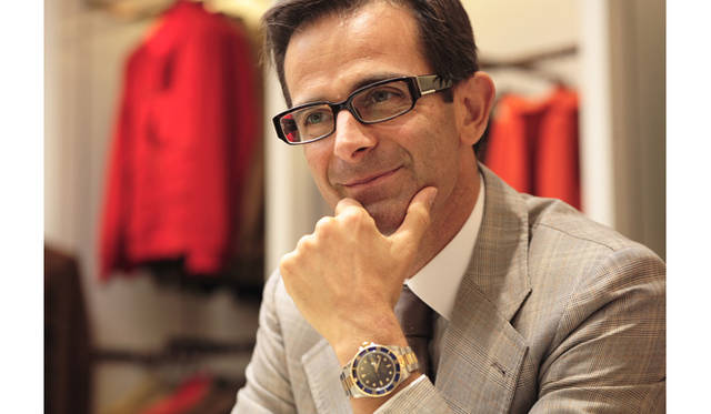 オープンのために来日したValstar社 社長のステファノ・マッサ氏。