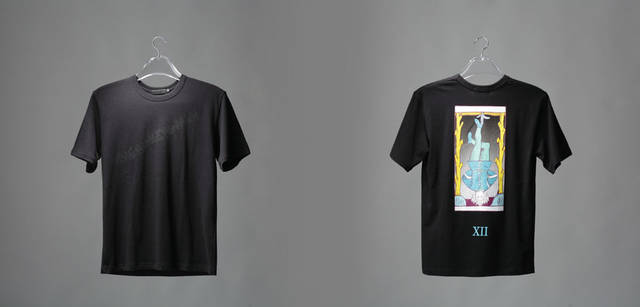 07 A/W COLLECTION 【TAROT】　T-SHIRT　「THE HANGINGMAN」　|　COLOR:WHITE、BLACK、H.GRAY　PRICE:7000円