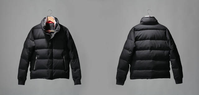 07 A/W COLLECTION 【TAROT】　DOWN JACKET (WINDSTOPPER(R))　|　COLOR:BLACK　PRICE:7万5000円