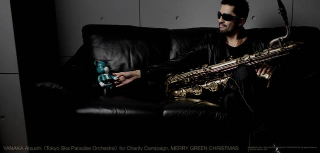 メリーグリーンクリスマス 2007｜グリーンサンタと谷中 敦さん