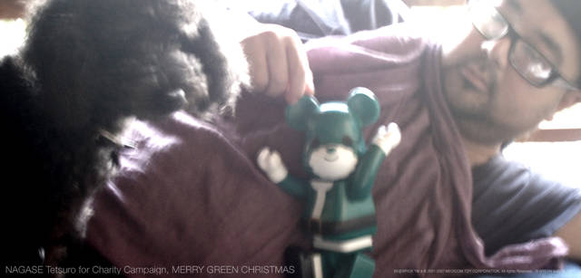 メリーグリーンクリスマス 2007｜グリーンサンタと長瀬哲朗さん