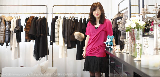 メリーグリーンクリスマス 2007｜グリーンサンタと小野瀬慶子さん