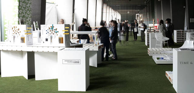 「FEATURED BRAND FROM ×8」。 ここでは8社の新作プロダクトを堪能できた。