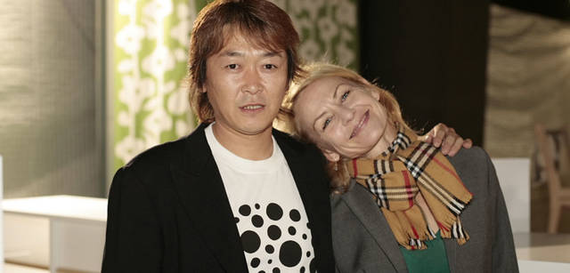 collex代表、東真一氏とスウェーデンを代表するデザイナー、ニーナ・ヨブス。