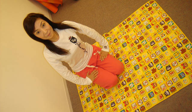 衣裳を着替えるときに使っているマット