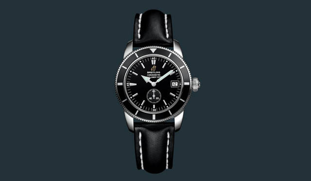   スーパーオーシャン・ヘリテージ38（自動巻き　SSケース　カーフベルト）