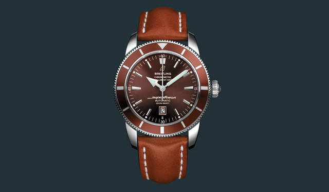   スーパーオーシャン・ヘリテージ46（自動巻き　SSケース　カーフベルト）