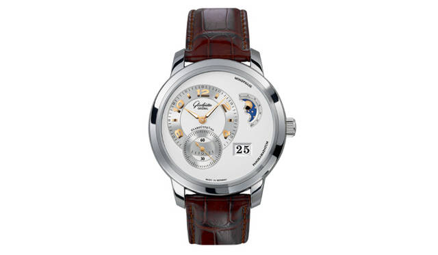 　パノマティック・ルナXL　　自動巻き　18WGケース　アリゲーターベルト