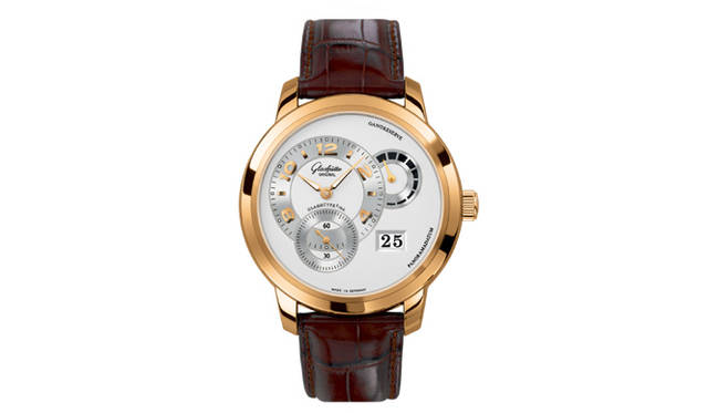 　パノマティック・リザーブXL　　自動巻き　18RGケース　アリゲーターベルト