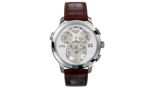 　パノマティック・クロノXL    自動巻き　18KWGケース　アリゲーターベルト