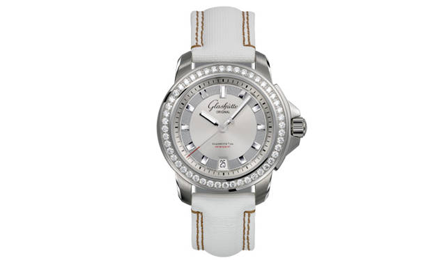 　スポーツエボリューションM    自動巻き　48個のダイヤモンド付きSSケース　トリエステストラップ