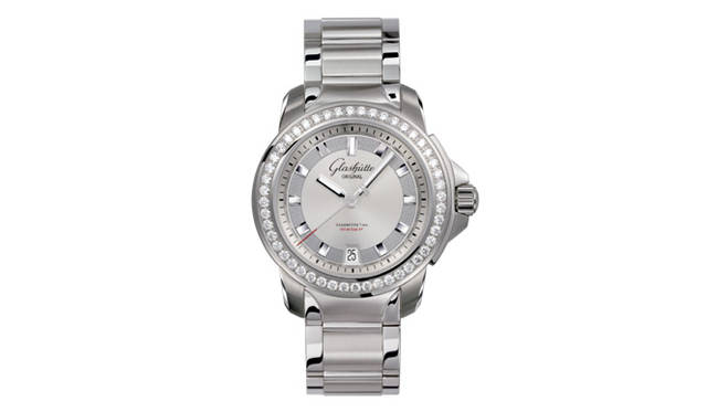 　スポーツエボリューションM    自動巻き　48個のダイヤモンド付きSSケース　SSブレス