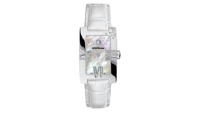 　プロファイル レディ エレガンス ダイヤモンド　　クォーツ　SSケース　アリゲーターベルト