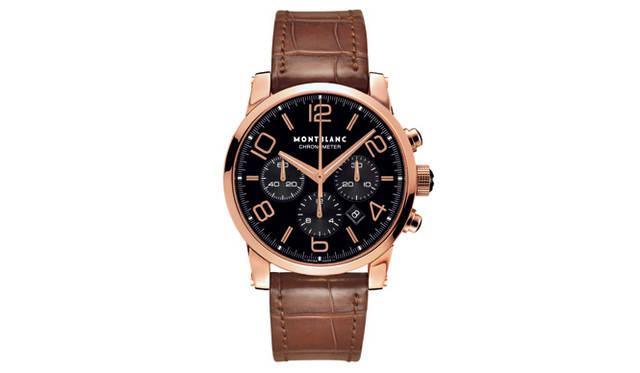 　タイムウォーカー クロノ オートマティック RG　　自動巻き　18Kレッドゴールドケース　アリゲーターベルト