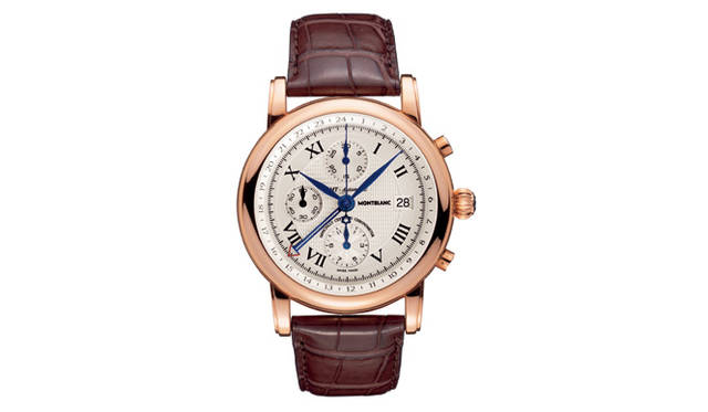 　スター GMT クロノ オートマティック RG　　自動巻き　18Kレッドゴールドケース　アリゲーターベルト