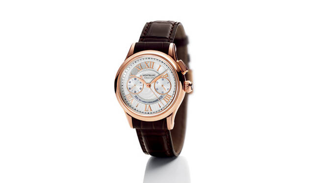 　コレクション ヴィルレ 1858 クロノグラフ オーセンティック　　手巻き　18Kレッドゴールドケース　アリゲーターベルト