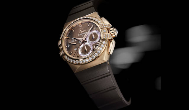  コンステレーション ダブル・イーグル クロノ　　自動巻き  18Kレッドゴールドケース　ラバーベルト