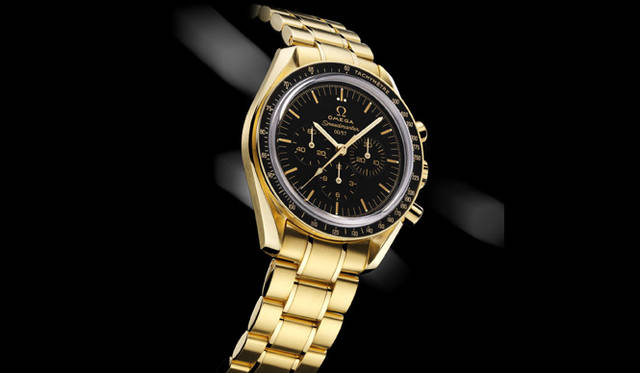  スピードマスター 50周年記念モデル　　手巻き　18KYGケース＆ベルト