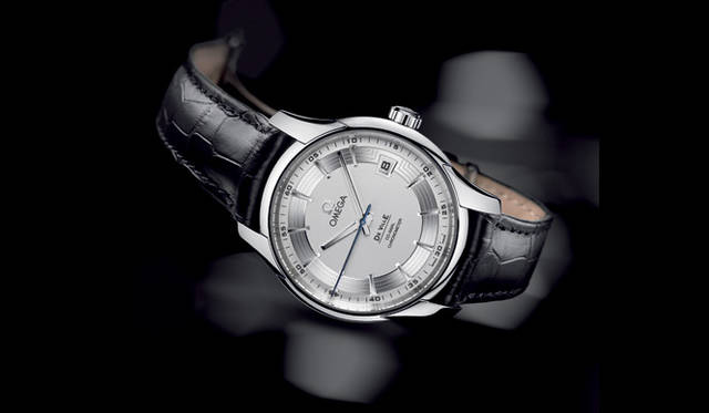  デ・ビル コーアクシャル アワービジョン　　自動巻き　SSケース　アリゲーターベルト