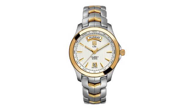 　リンク自動巻 デイデイト　　自動巻き　SS×18KYGケース＆ブレス