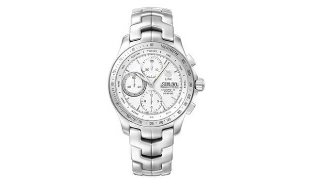 　リンク自動巻 クロノグラフ デイデイト　　自動巻き　SSケース＆ブレス