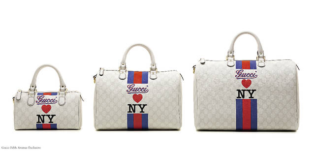 Joy Collection | Three different sizes of Duffle Bags These products are sold exclusively at Gucci Fifth Avenue store.