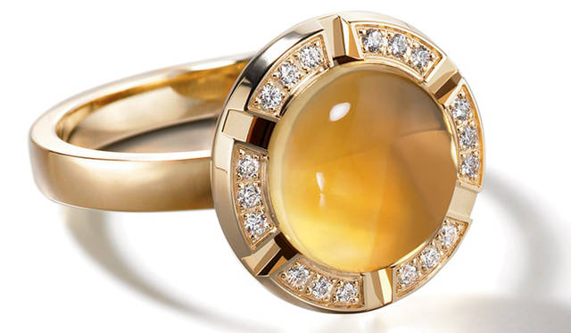 <b>Ring　Chaumet　Class One Croisière ｜ショーメ クラス・ワン クルーズ リング</b><br>YG×シトリン×ダイヤモンド 46万2000円