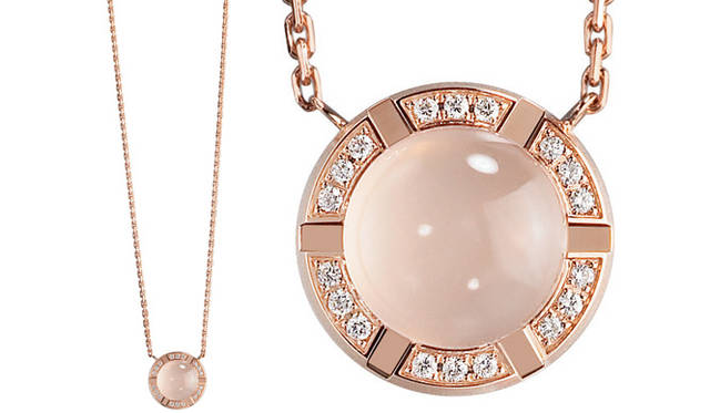 <b>Pendant　Chaumet　Class One Croisière ｜ショーメ クラス・ワン クルーズ ペンダント</b><br>PG×ピンククォーツ×ダイヤモンド 27万3000円