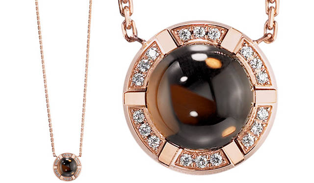 <b>Pendant　Chaumet　Class One Croisière ｜ショーメ クラス・ワン クルーズ ペンダント</b><br>PG×スモーキークォーツ×ダイヤモンド 27万3000円