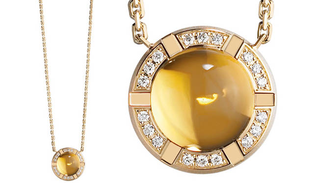 <b>Pendant　Chaumet　Class One Croisière ｜ショーメ クラス・ワン クルーズ ペンダント</b><br>YG×シトリン×ダイヤモンド 28万5600円