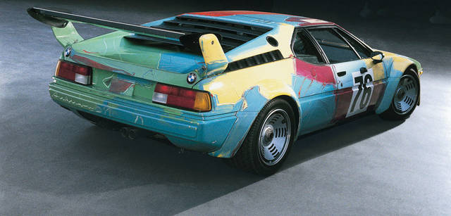 <b>BMW Art Car Collection</b><br>Andy Warhol<br>1979 - BMW M1 group 4 racing version