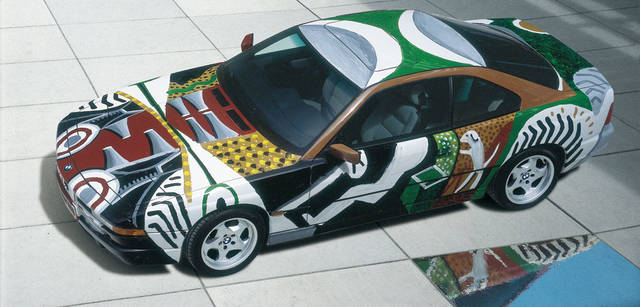<b>BMW Art Car Collection</b><br>David Hockney<br>1995 - BMW 850 CSi
