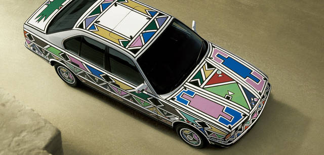 <b>BMW Art Car Collection</b><br>Esther Mahlangu<br>1992 - BMW 525i