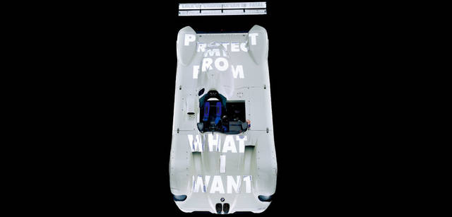 <b>BMW Art Car Collection</b><br>Jenny Holzer<br>1999 - BMW V12 LMR