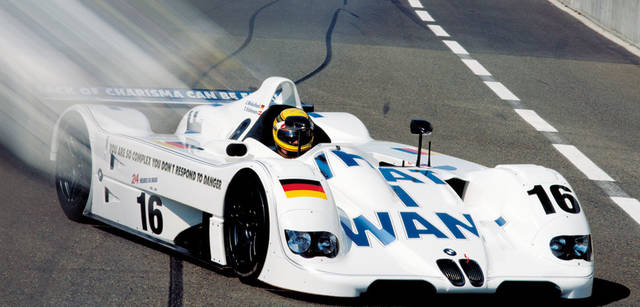 <b>BMW Art Car Collection</b><br>Jenny Holzer<br>1999 - BMW V12 LMR