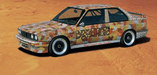 <b>BMW Art Car Collection</b><br>Michael Jagamara Nelson<br>1989 - BMW M3 group A racing version