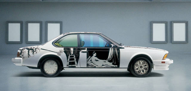<b>BMW Art Car Collection</b><br>Robert Rauschenberg<br>1986 - BMW 635 CSi