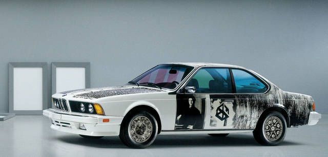 <b>BMW Art Car Collection</b><br>Robert Rauschenberg<br>1986 - BMW 635 CSi